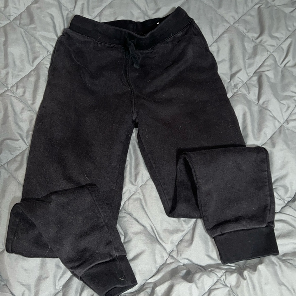 Boys black sweatpants size 12 like new condition